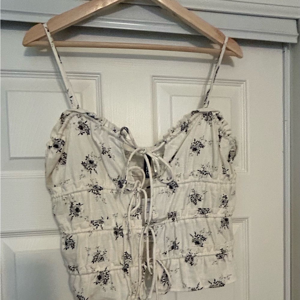 H&M Tie Front Camisole